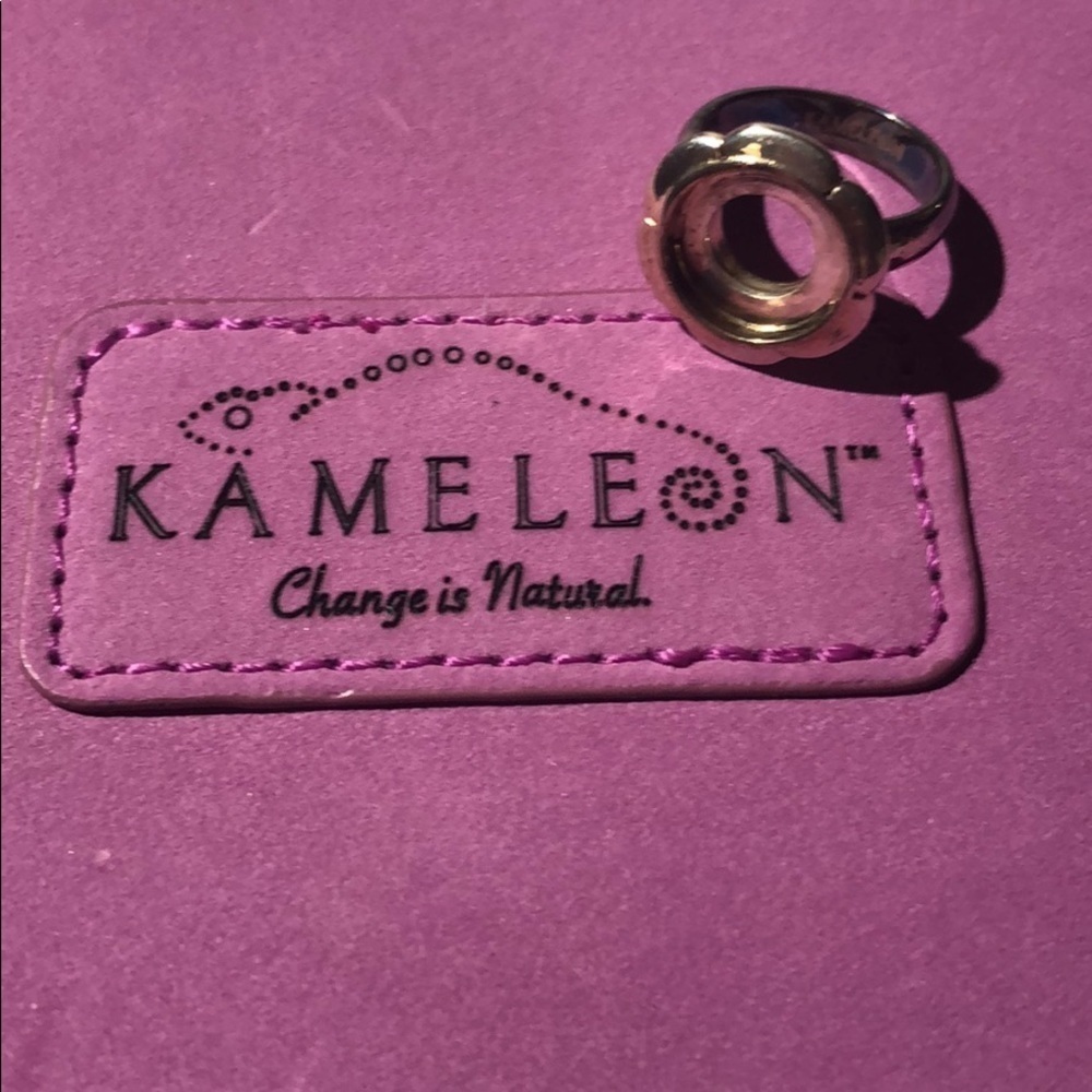 Kameleon ~ Sterling Silver ~JewelPop ~ Ring ~Sz6